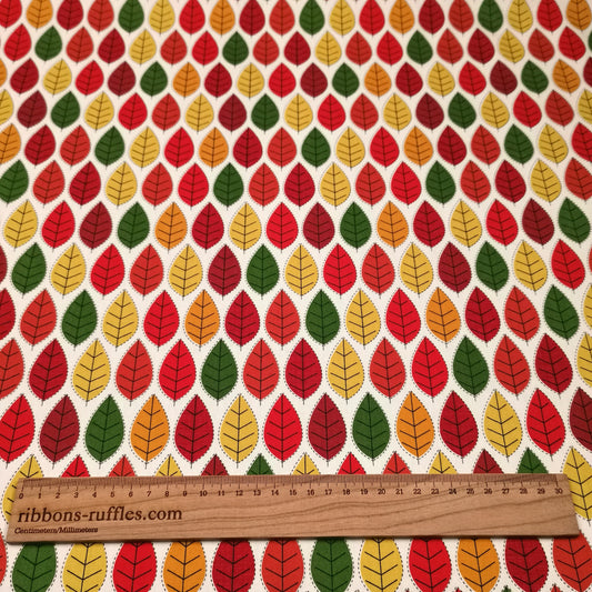 Rose & Hubble - Autumn Leaf Cotton Poplin