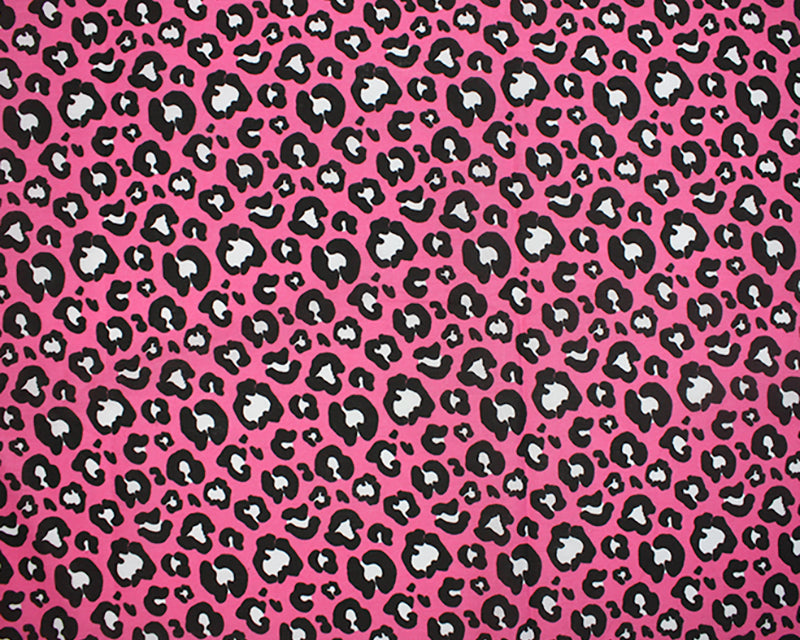 Leopard Polycotton