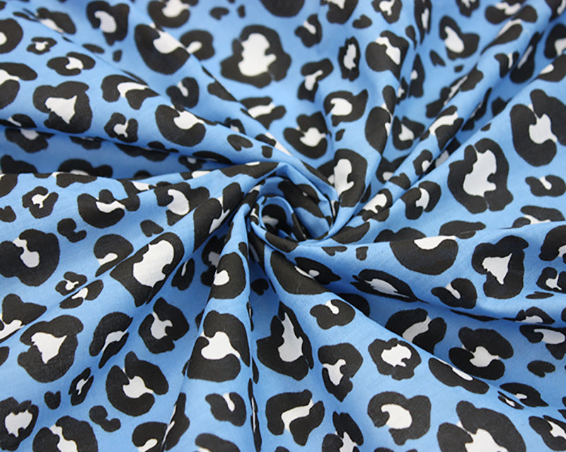 Leopard Polycotton